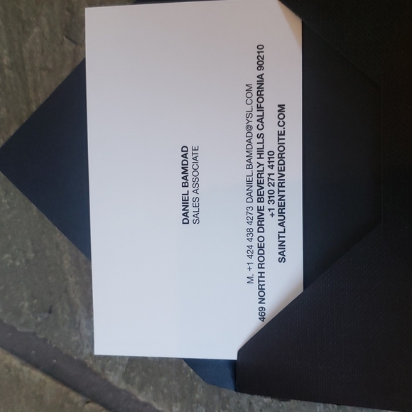 Authentic Rodeo Drive Saint Laurent paper bag and box - Picture 4 of 6